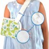 Mobiclinic ®, Attelle Bras Enfant, Taille S, 100% Coton, Marque Européenne, Echarpe Médicale Enfant, Sangle Réglable, Echarpe