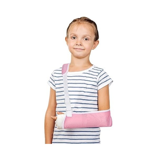 supregear Écharpe de Bras Enfant, Immobilisateur dÉpaule Réglable, Soutien Médical pour Fractures, Luxations, Entorses, Conv