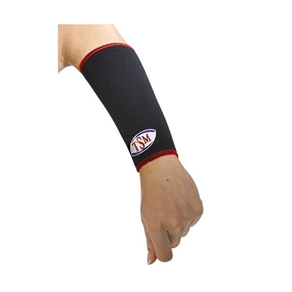 TSM 88 2111 Bandage de Sport Manchette pour Avant-Bras Noir Taille L