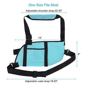 Écharpe de Bras, Arm Slings avec sangle de taille détachable, Médicale dimmobilisation Épaule pour os cassés et Fracturés, L