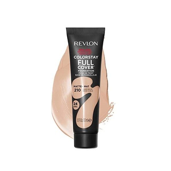 Fond de teint Revlon ColorStay Full Cover™ couvrance optimale et fini velouté N°150 Buff