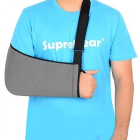 supregear Écharpe de Bras Immobilisateur Dépaule, Support de Coiffe des Rotateurs Léger Réglable pour Blessure À Lépaule, S