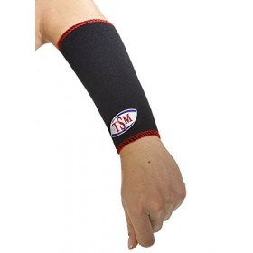 TSM 88 2111 Bandage de Sport Manchette pour Avant-Bras Actif Noir Taille S