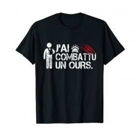 Jai Combatu Un Ours Coude Bras Brisé T-Shirt