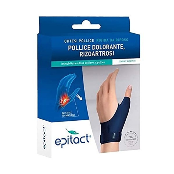 Epitact Pharma Orthèse pour rhizoarthrose rigide de repos, droite M - 24 gr Pour Articulaires,Pouce