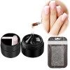 Gel de réparation des ongles pour extension des ongles et kit de réparation de ongles en fibre de verre pour ongle naturel fi