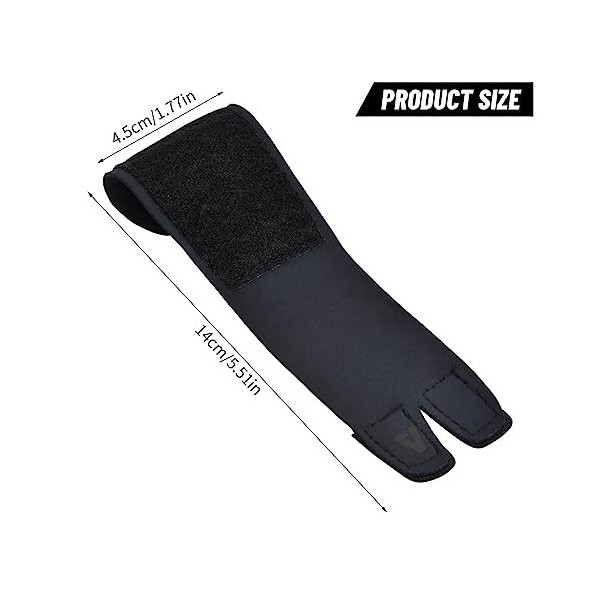 Wisebom Attelle de Doigt Protection des Doigts, Manchons de Soutien des Doigts Réutilisables pour Les Blessures Sportives, Or