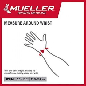 Mueller Thumb Stabilizer, bandage pour le pouce, taille unique, noir