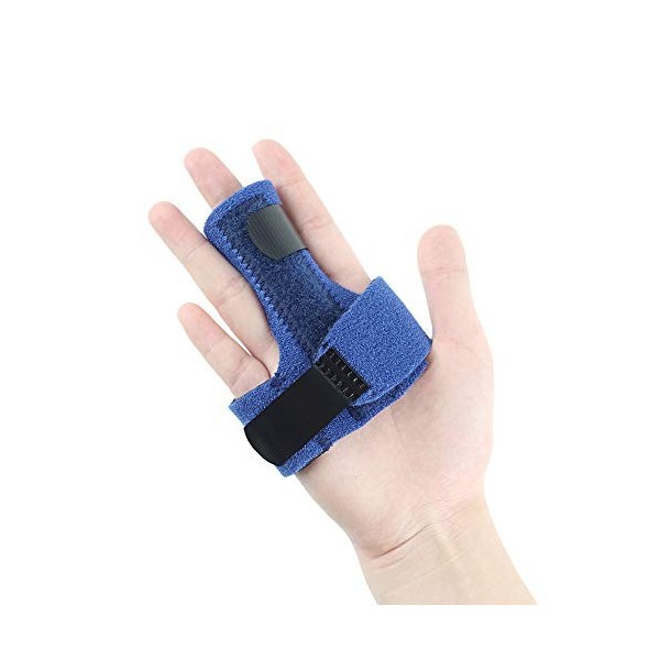 Attelle de Doigt de Déclenchement, Attelle Réglable de Doigt pour doigt déformation et fractured cassé Finger Knuckle， pour s