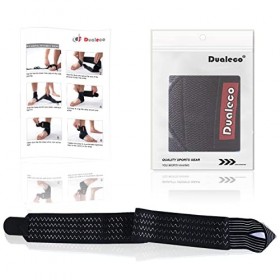 Dualeco Réglable Chevillere 1 Pièce, Attelle Cheville Sport/Football/Running, Chevilliere De Maintien Ligamentaire, Strapping
