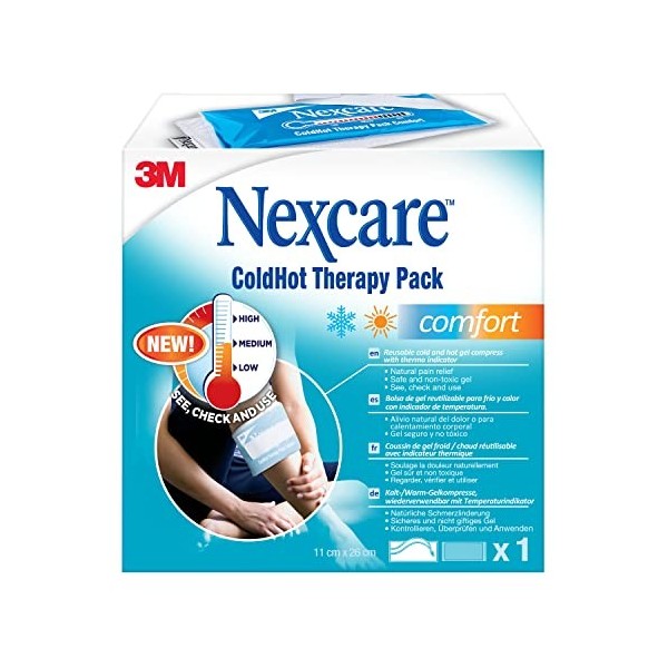 Nexcare Coussin Thermique ColdHot Comfort, 1/Paquet - Permet de Réduire les Gonflements, les Inflammations et la Douleur, Cou