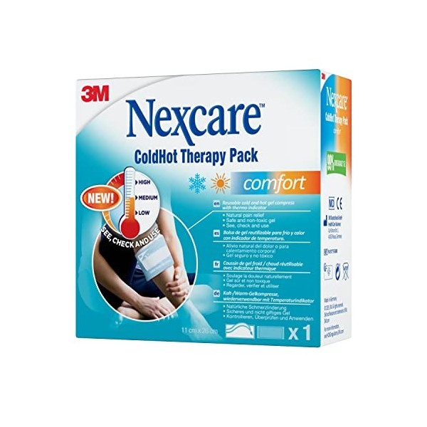 Nexcare Coussin Thermique ColdHot Comfort, 1/Paquet - Permet de Réduire les Gonflements, les Inflammations et la Douleur, Cou