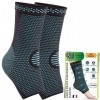 KWIMS France® 2 PCS Chevilleres Professionnelles Chaussettes de Compression Homme Femme/Attelle Cheville/Chevillere entorse/