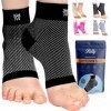 Chaussettes de compression pour fasciite plantaire pour homme et femme - Soutien de pied et de cheville de qualité supérieure