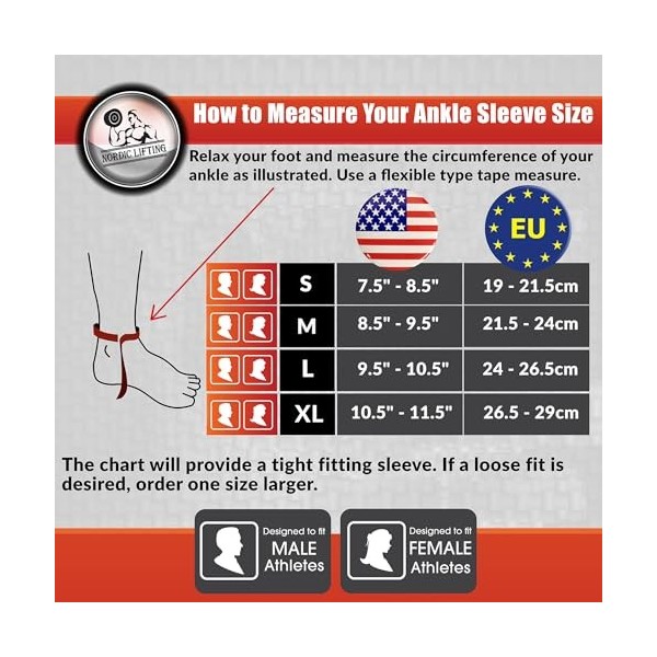 Cheville Manchettes de compression 1 paire – Support pour la guérison et la prévention des Large 