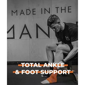 Support de cheville Bearhug. Supports en bambou pour lentraînement, la compétition et la réhabilitation. X-Large 24.5-27cm 