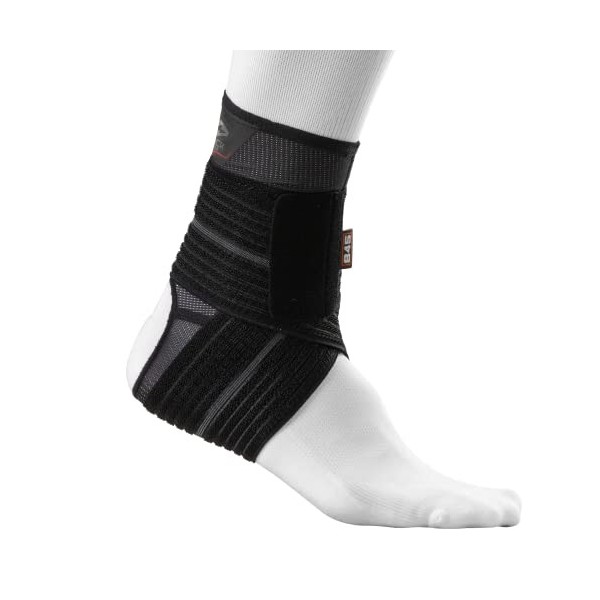 Shock Doctor Chevillère de Compression avec Support par Strap Mixte Adulte, Noir, M