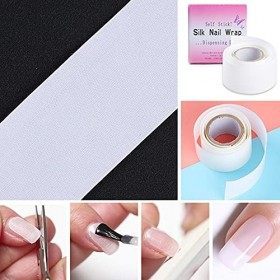 Extension dOngle en Fibre de Verre de Soie Outil de Salon Des Ongles de Verre Vernis à Ongles Protecteur Autocollants Outil 