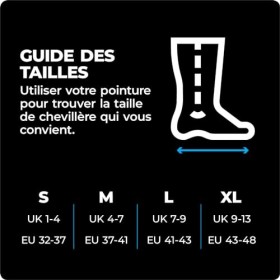 VITTO Chevillère Entorse - Attelle Cheville - Chevilliere de Maintien Bande pour les Foulures, Ligamentaire et Blessures Spor