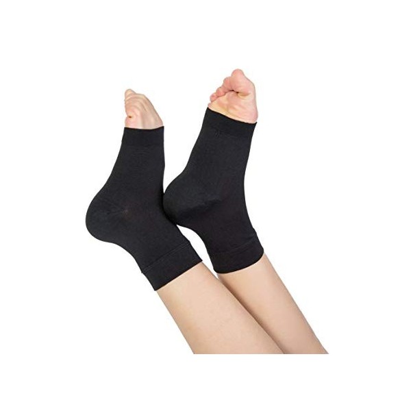 TOFLY Chaussettes de fasciite plantaire, 1 paire Chaussettes de compression de soins des pieds pour Arch Support Femmes & H
