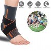 Semme Ankle Support Arch Sock Brace Sleeve respirant compression pour la récupération de la fasciite plantaire Man 