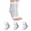 Kseyic Lot de 3 paires de chaussettes de compression Nano-neuropathie pour gonflement, fasciite plantaire, douleur neuropathi