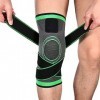 NuCamper Genouillère pour la douleur arthritique, manchon de compression réglable pour hommes, femmes, soulagement de la doul