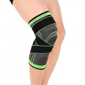 Amasawa Knieschoner,Sport Kniebandage Knieschutz,Knieschützer Mit Rutschfesten Einstellbare Druck Gurt,Knie Unterstützung Für