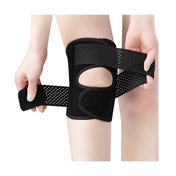 Ioggtser Genouillère pour femmes et hommes, 2 paquets de manchons de  compression pour les douleurs au genou, l'arthrite, les genouillères pour  la