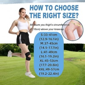 ANAMPION Genouillère avec stabilisateurs latéraux, pour la douleur au genou déchirure du ménisque ACL MCL Récupération des bl