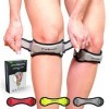 2 Pack Genouillère Rotulienne Homme et Femme - Sangles Tendon Rotulien, Tendinite, Chondromalacie, Blessures du Ménisque et L