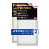 Filtrete Lot de 2 filtres à air AC pour chaudière, MPR 2200, Healthy Living Elite Allergen, dimensions exactes 15,69 x 24,69 