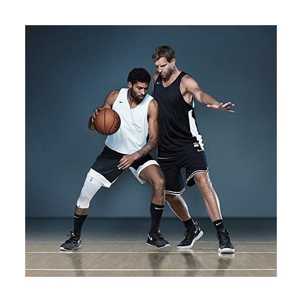 Bauerfeind Genouillère "Sports Compression Knee Support NBA", 1 Genouillère unisexe pour sports de ballon, Genouillère de bas