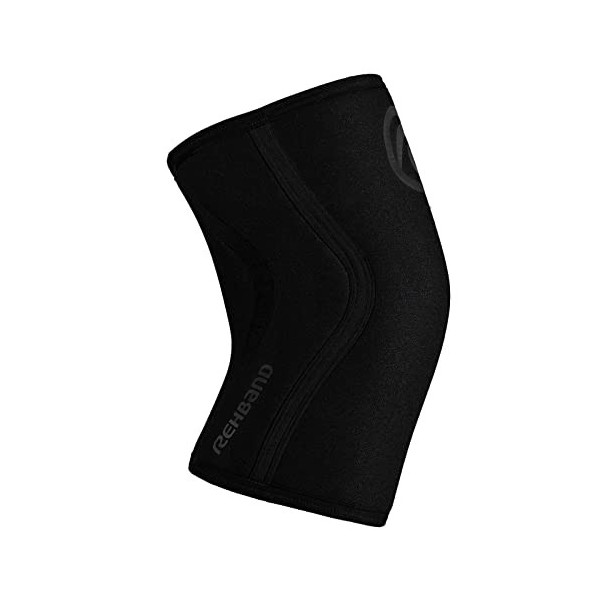 Rehband Bandage de genou en néoprène de 7 mm, orthèse de genou sportive pour CrossFit et powerlifting, stabilise les articula