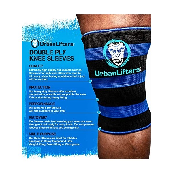 Urban Lifters Knee Sleeves Double Ply XL 