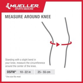 MUELLER Jumpers Knee Strap, Genouillère, Noir