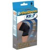 Orthosleeve® KS7 Manchon de genou | Noir - taille L | Technologie Exclusive de Compression 7 Zones