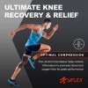 Genouillère de Compression pour les Sports, Crossfit, Basketball, Récupération de Blessure & Douleur - Légère, Respirante, Ba