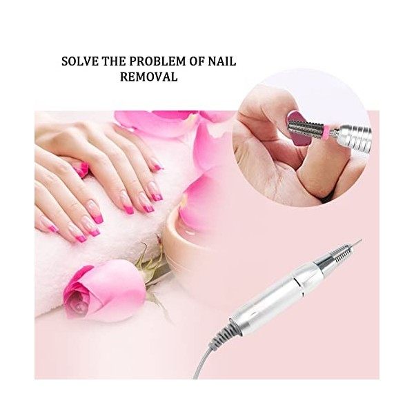 Perceuse à Ongles Professionnelle, Lime à Ongles électrique, Polisseuse à Ongles pour Ensemble de Manucure électrique pour On