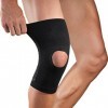 SOLO ACTFIT Genouillère de Compression, Attelle Genou Orthopédique avec Stabilisateurs Latéraux, Genouillère pour Sport Footb