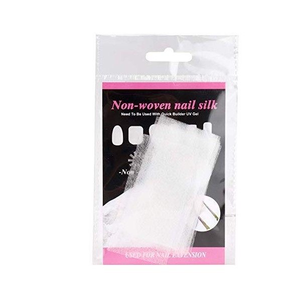 Ongle De lart Fibre de verre, Fibre de verre Ongle Extension avec Fibre Ongle Conseil pour Gel Ongles De lart Salon Non Tis