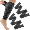 2 Pack Tandage Du Genou, Bandage Sportif Supporté Au Genou, Sport De Force De Kiebandage, Groupe De Genou Comprimé Pour Le Br