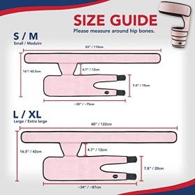 Dr Arthritis - Attelle de Hanche Conçue par des Médecins, Soulage Douleurs Syndrome Piriforme et Nerf Sciatique, Manchons Com
