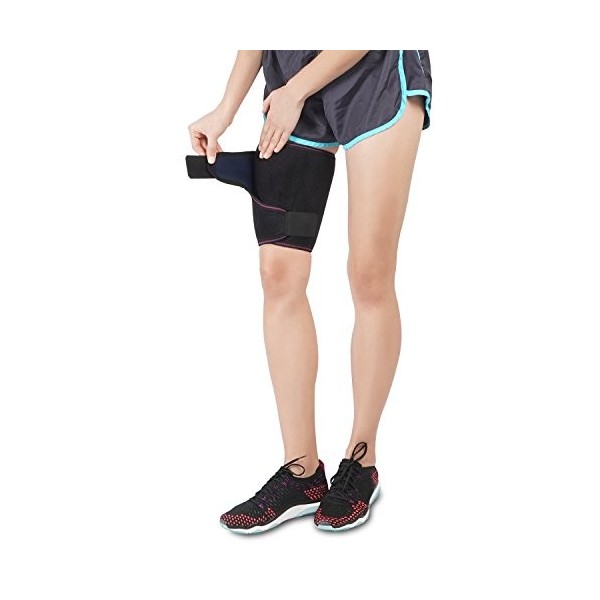 SOLES Manchon de Compression pour Cuisse SLS313 Noir