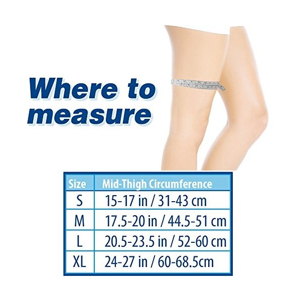 Orthosleeve® QS4 Cuissard de Compression | Technologie Exclusive de Compression 4 Zones | Bande ITBS Intégrée | Lésion muscul