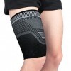 TOFBS 1 Paire Support de Cuisse pour hommes et femmes, Respirant Antidérapant Manchons de Compression de Cuisse pour Ischio-j