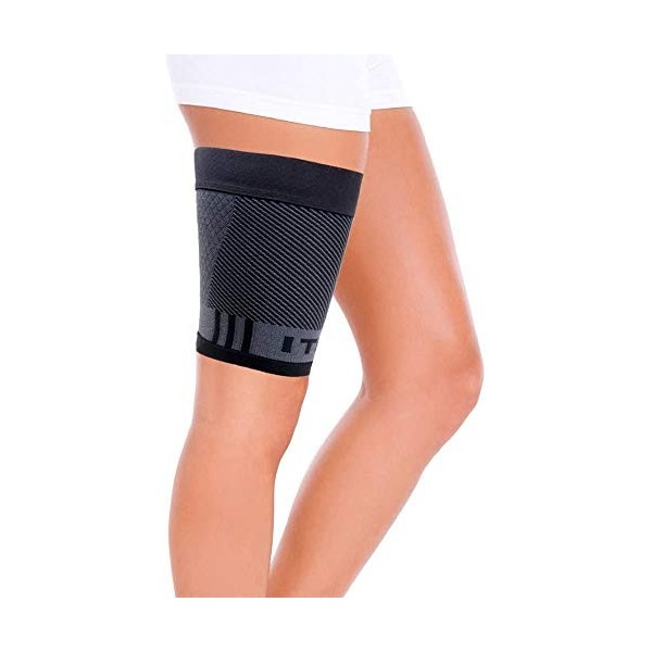 Orthosleeve® QS4 Cuissard de Compression Noir Taille M Technologie Exclusive de Compression 4 Zones Bande ITBS Intégrée Lésio