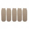FILFEEL Lot de 5 Chaussettes de Moignon épaissies pour Amputés Chaussettes de Protection en Coton Respirant pour Membres Prot