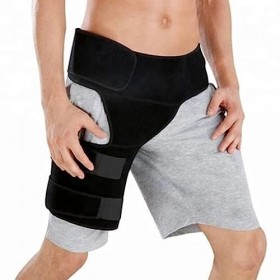 Layhou Bandage de soutien de laine réglable pour la cuisse - Compression de la cuisse - Prévention des blessures - Accessoir