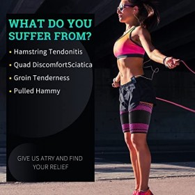 ABYON Lot de 2 bandages de cuisse pour homme et femme - Compression des cuisses - Respirant - Antidérapant - Pour tendon du g